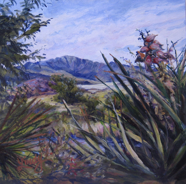 Blue Mountain From Limpia Creek by Lindy Cook Severns