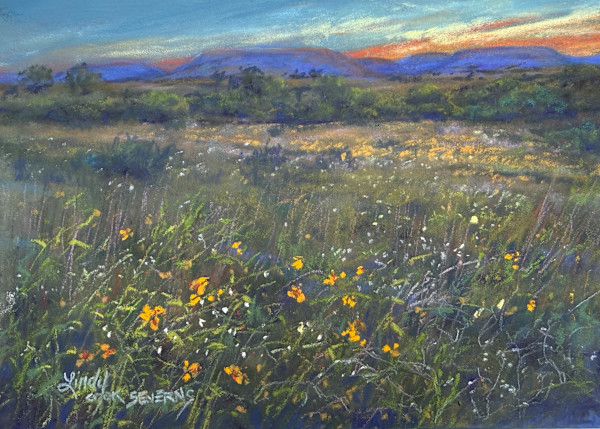 Ranchland Afterglow by Lindy Cook Severns, Image 1.
