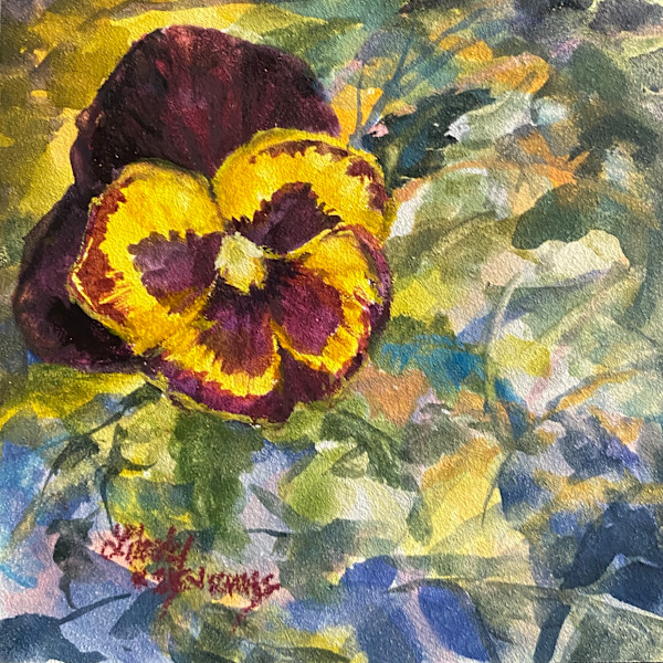 A Wink from A Pansy by Lindy Cook Severns, Image 1.