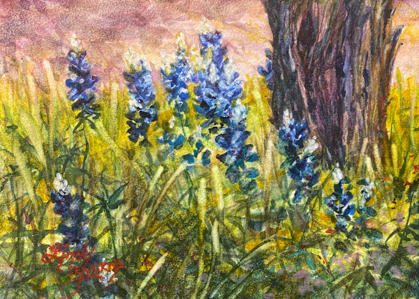 Blue Reverie by Lindy Cook Severns