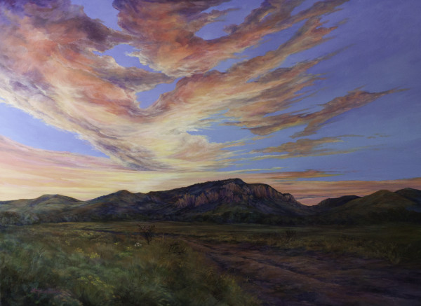 Sunset's Mountain Majesty by Lindy Cook Severns