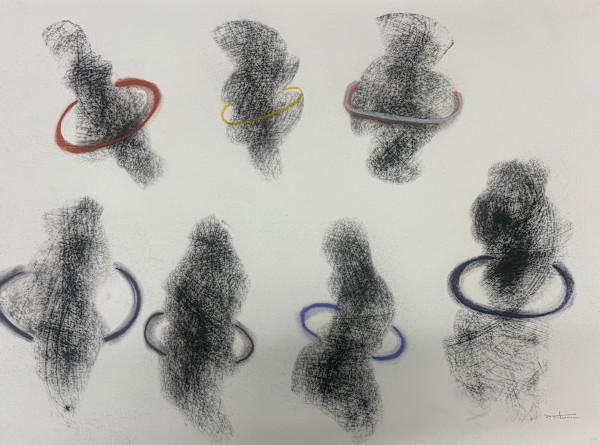 Cycle of Reincarnation: Human Beings as Hula Hoops by Daniel Tucker, Image 1.