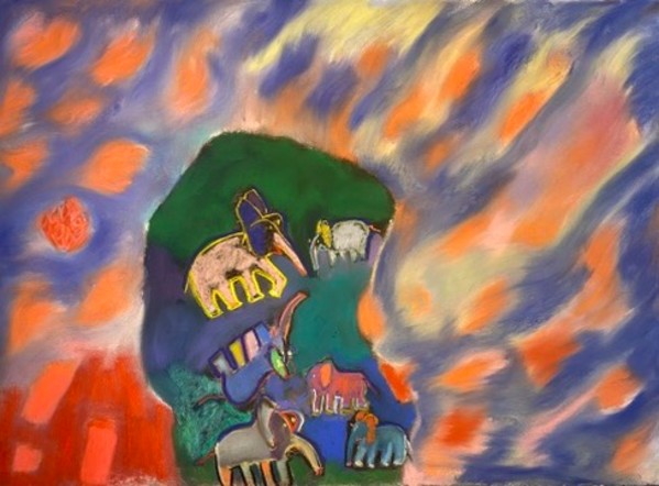 Space Invaders vs. The Baby Elephants by Daniel Tucker