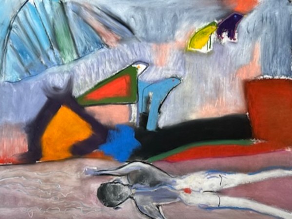 Five Frogs in the Rain by Daniel Tucker, Image 1.