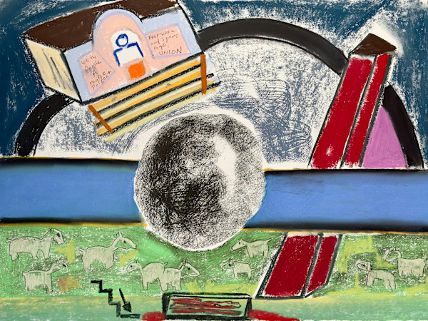 Asteroid Impacts Washington DC—multitudes of Sheep and Goats Crushed—War Memorials Bleed by Daniel Tucker