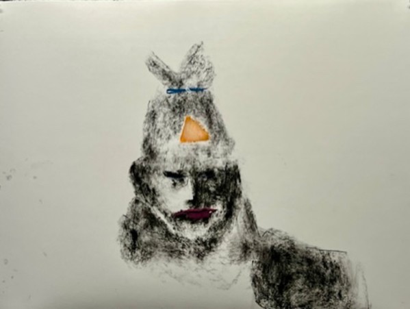 Man with Knot on Top OR The Golden Triangle by Daniel Tucker