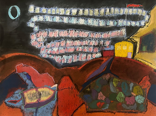 Interior Landscape with Flags by Daniel Tucker