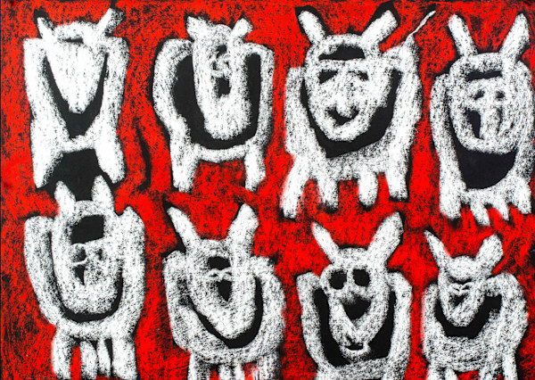 Red Snake with Sheep by Daniel Tucker