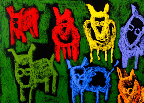 Rainbow Sheep by Daniel Tucker