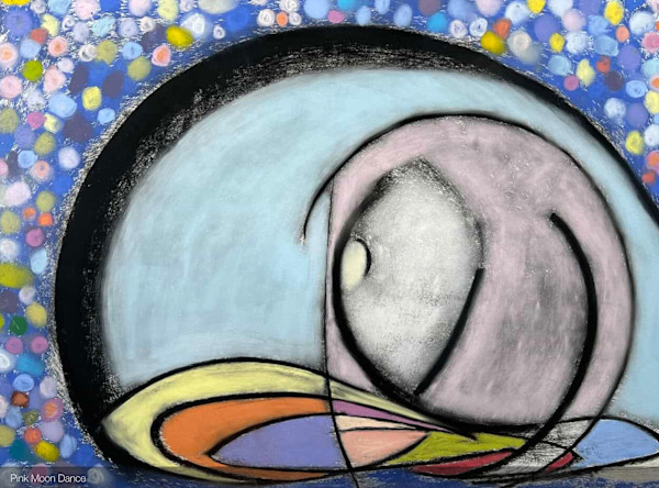 On Seeing the Pink Moon OR Pink Moon Dance by Daniel Tucker, Image 1.