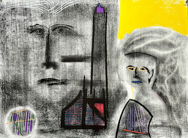 White Hair Yellow Sky by Daniel Tucker