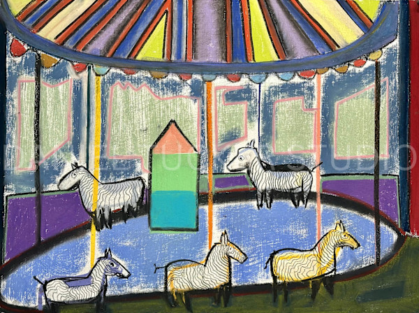 The Zebras, Tiring of All the Ups & Downs, Decide to Move by Daniel Tucker, Image 1.