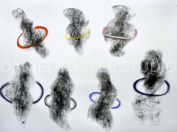Cycle of Reincarnation: Human Beings as Hula Hoops by Daniel Tucker, Image 1.