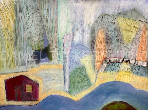 Cabin/River/Dog/Mist by Daniel Tucker, Image 1.