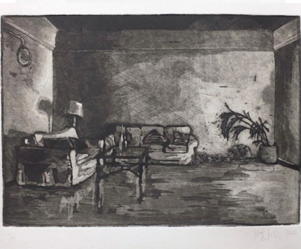 La Sala de Barcelona. De la serie De adentro y afuera by Maria Antonia Fernandez