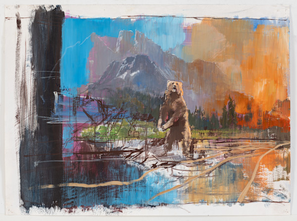 Study for Portrait of Theodore Roosevelt (Teddy Bear) by Adam Cvijanovic