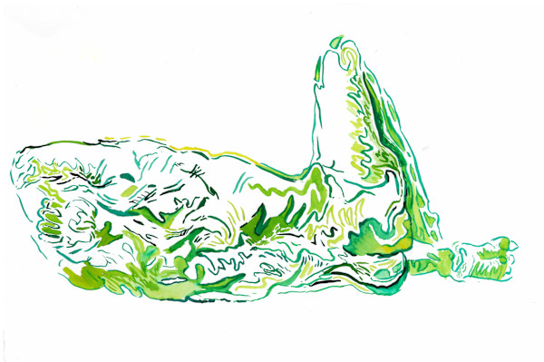 The Green Man IV by Emma Santos