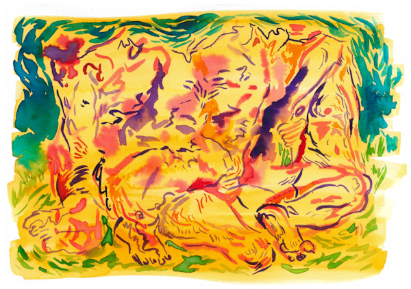 Yellow Mountain by Emma Santos