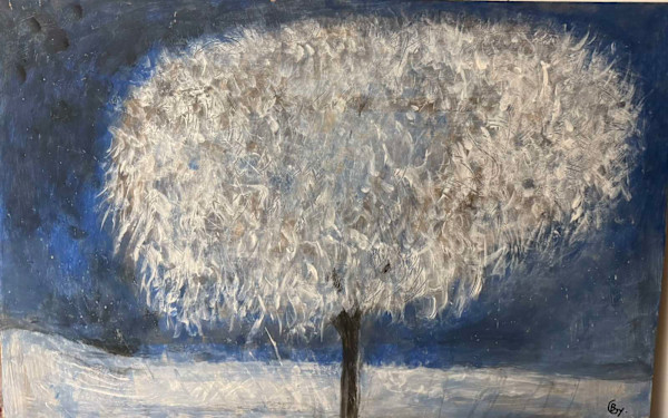 SNOWY TREE - HAVAS FA by Gyula Bakányi, Image 1.
