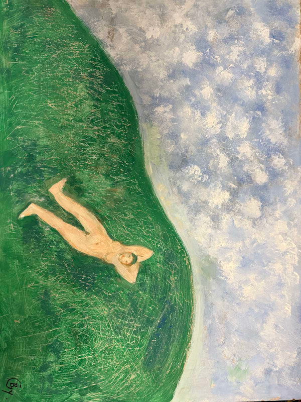 NAKED WOMAN  - PUCÉR NŐ by Gyula Bakányi, Image 1.
