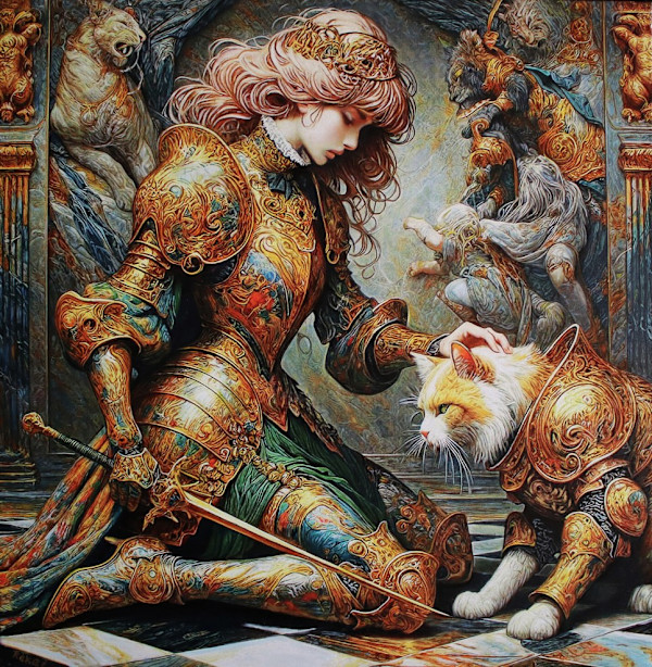 Cat Knight by Zsolt Rékai