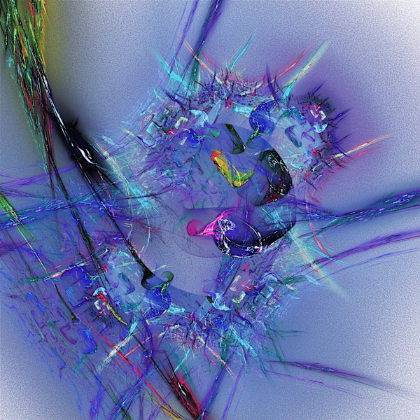 crystalline formations that glimmer like stars by Lois Blood Bennett