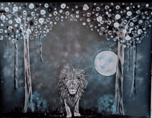 Lion in the woods by Susie Aruffo, Image 1.