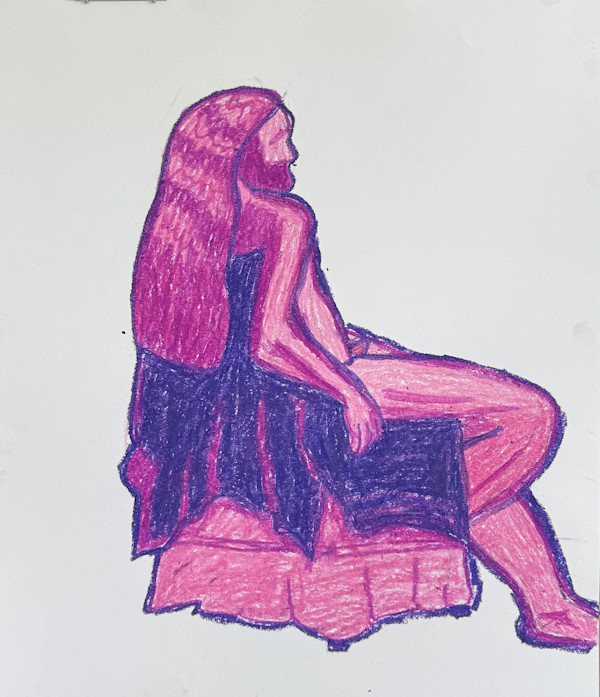 Marcus in Pink and Purple by Olivia Sanchez