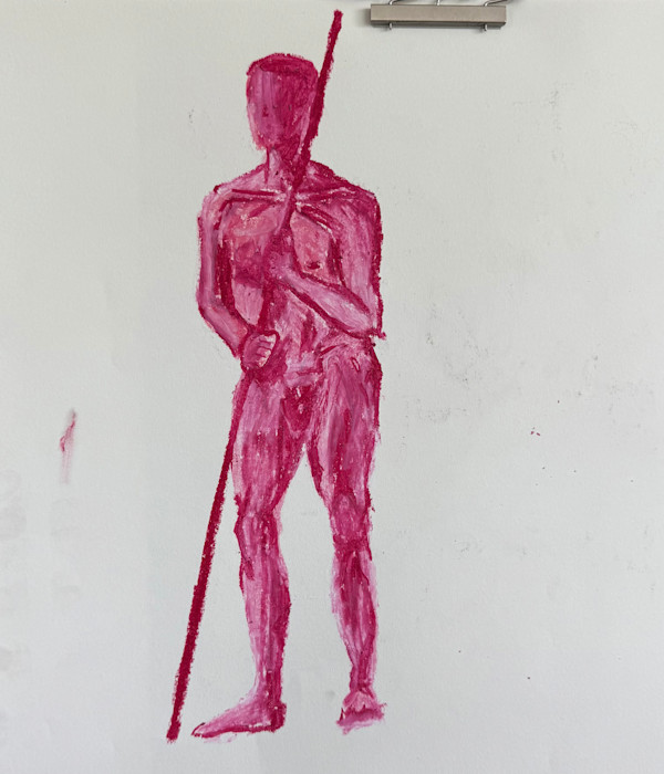 Colin in Pink I by Olivia Sanchez