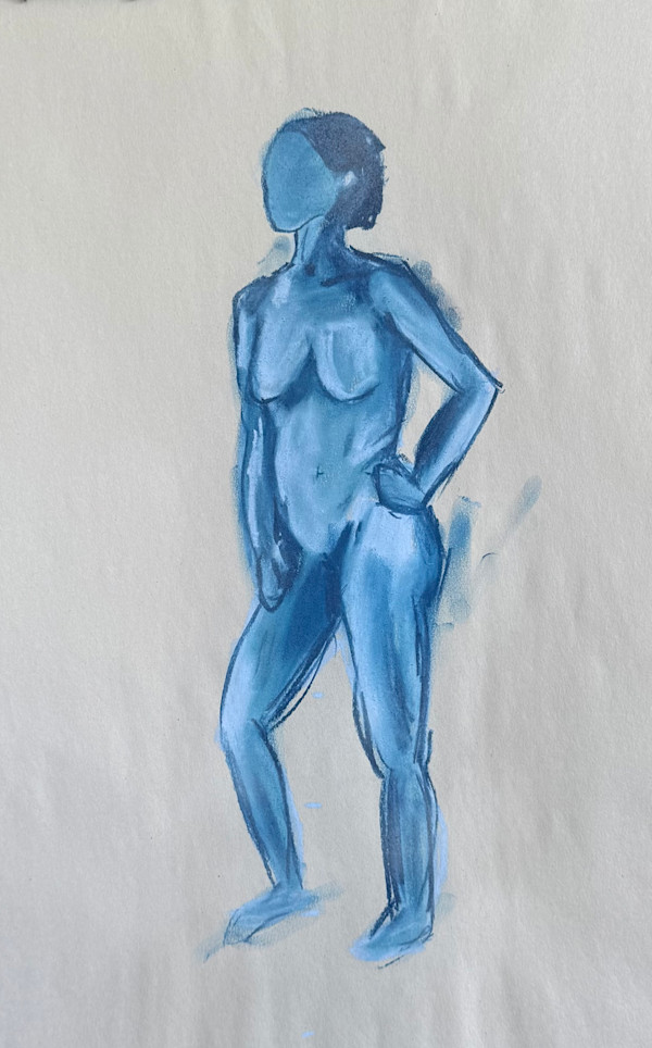 Jen in Blue by Olivia Sanchez