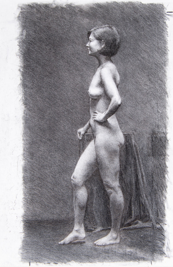 Erin standing by Linda M. Niemeyer