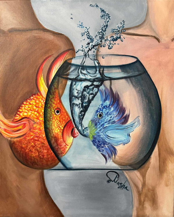 Fish Bowl by Masha Schwartz Art