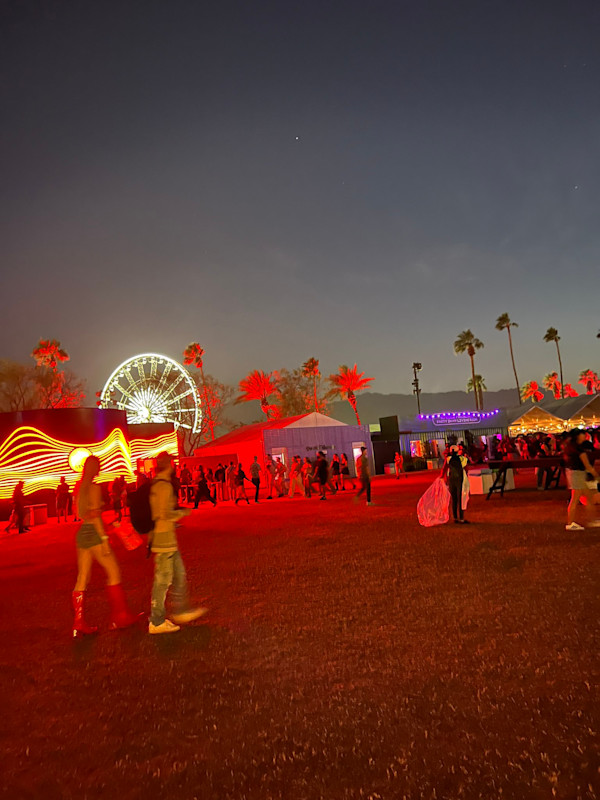 Coachella 2023 Dusk by Marie Louise Bosin