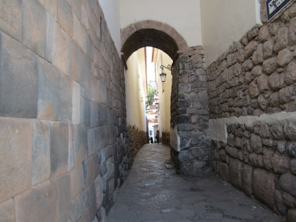 Ancient Walls Passage, Inca and Spanish by Marie Louise Bosin, MA