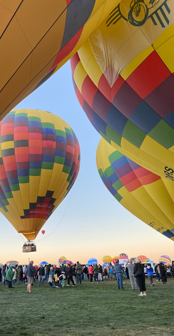 Balloon Fiesta 2025-Some are Ready to Go by Marie Louise Bosin, MA