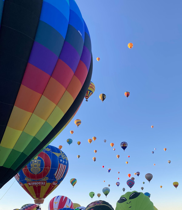 Balloon Fiesta 2025-A Full Sky by Marie Louise Bosin, MA