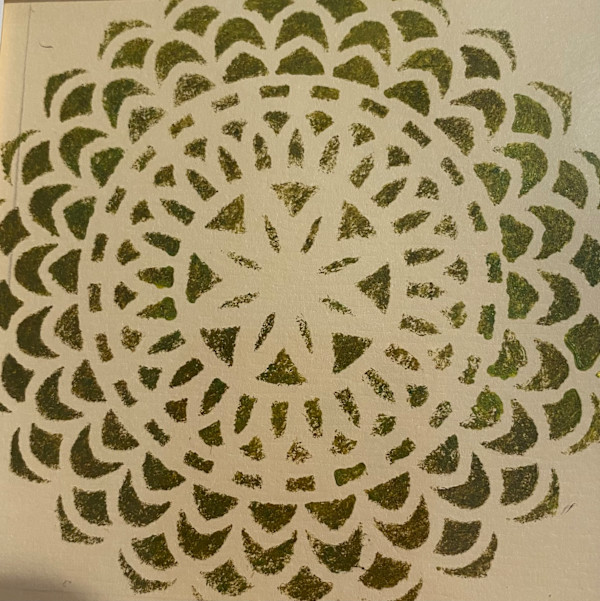 Mandala-Green Gold by Marie Louise Bosin, MA