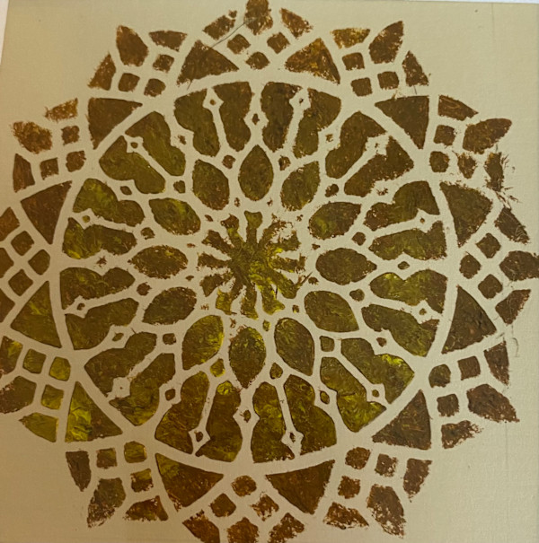 Mandala-Red Gold by Marie Louise Bosin, MA