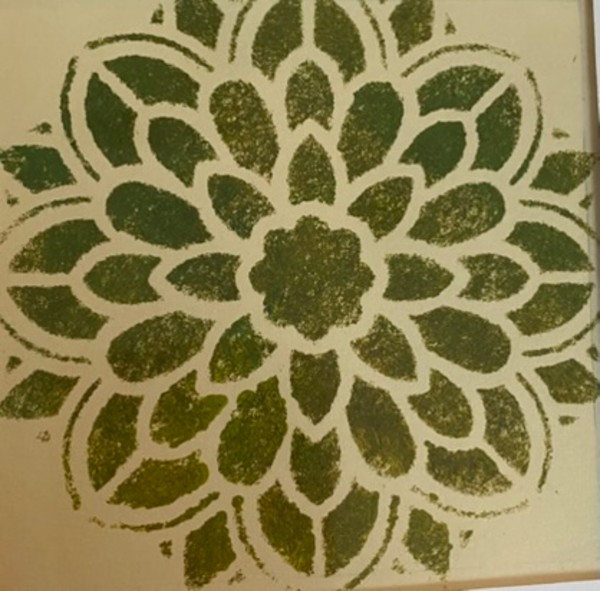 Mandala-Green Gold by Marie Louise Bosin, MA