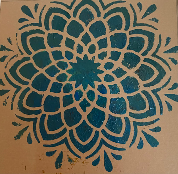 Mandala-Dark Green by Marie Louise Bosin, MA