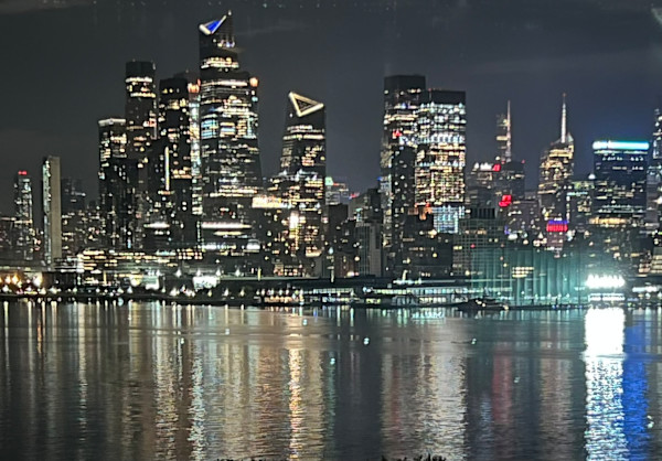 Photograph Up-Close New York Skyline from Hoboken by Marie Louise Bosin