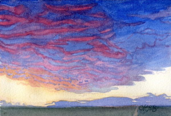 To the western sky by Carla Sloan-Brown