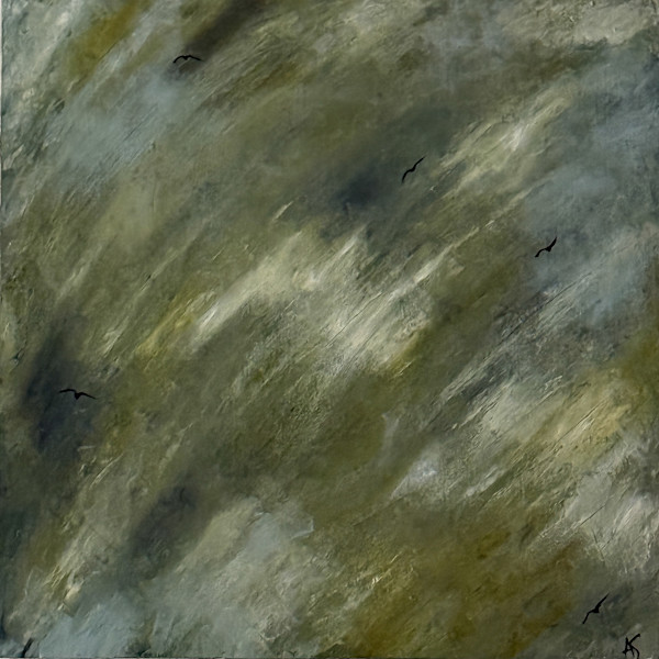 Blackbirds by Annette Surtees Contemporary Art