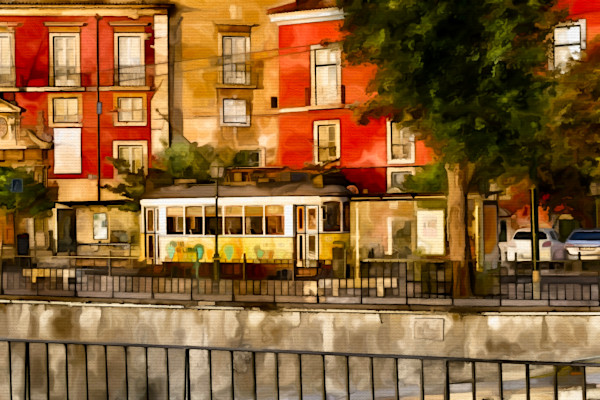 Trolley at sunrise by Daniel Butler