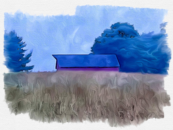 Red barn by Daniel Butler