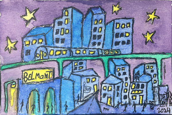 Belmont Station by Bad Art Global
