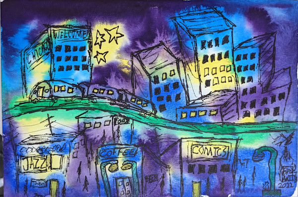 Welcome Chicago by Bad Art Global