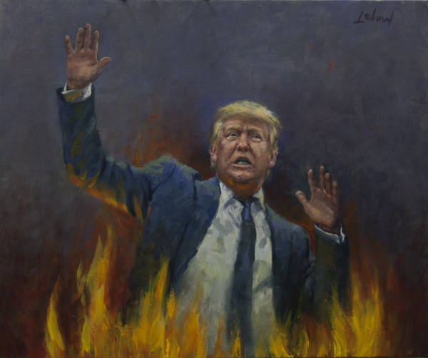 Trump- Liar Liar Pants On Fire by Dave Lebow