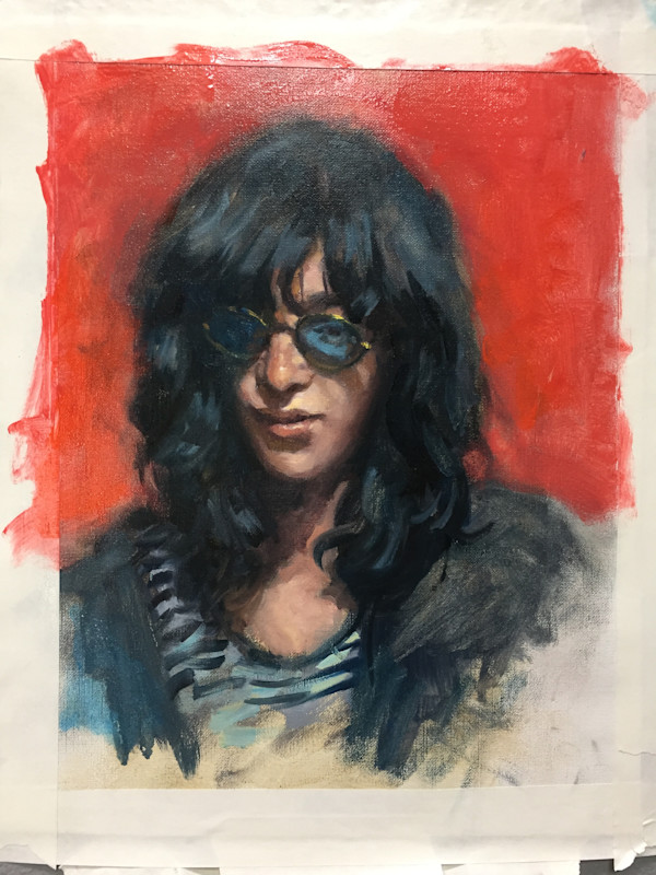Joey Ramone by Dave Lebow