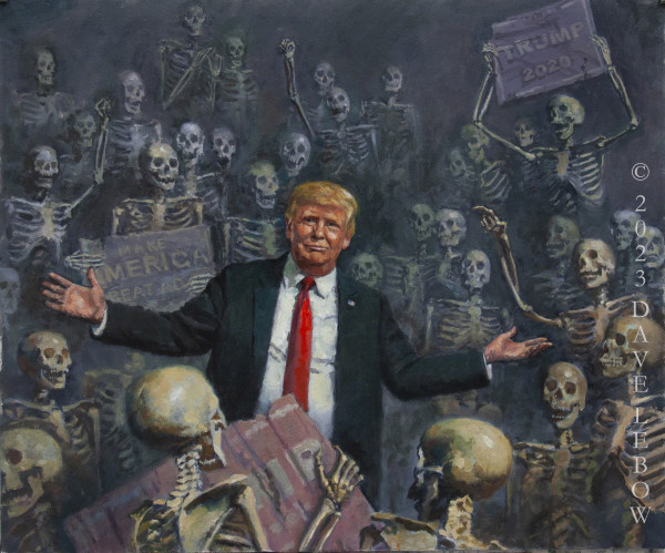 Trump- Death Rally by Dave Lebow